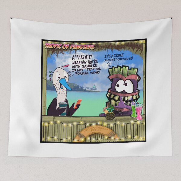 Item preview, Kan-of-Worms | Tropical Funsters - no socks with sandals designed and sold by NeatlineFX.