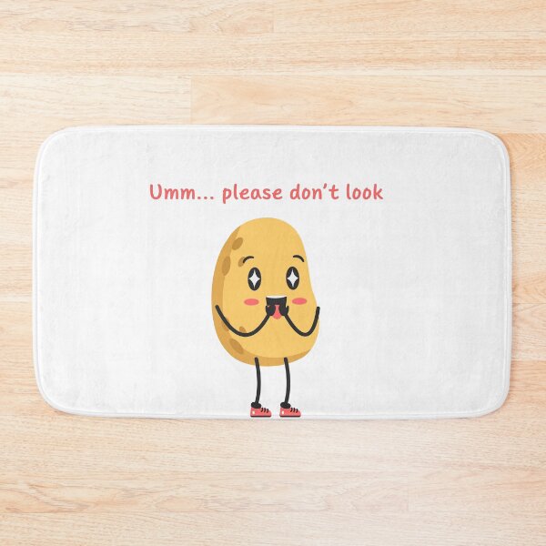 Item preview, Umm... please don’t look – cute shy potato reaction designed and sold by Aya's Graphics.