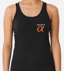 alpha sony Racerback Tank Top