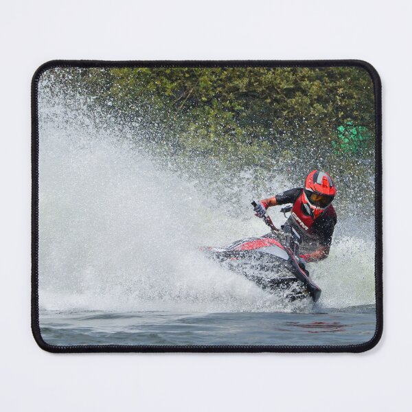 Item preview, Jet Ski racer cornering at speed creating at lot of spray designed and sold by Umdash919.