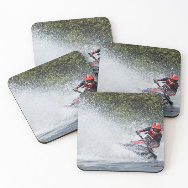 Item preview, Jet Ski racer cornering at speed creating at lot of spray designed and sold by Umdash919.