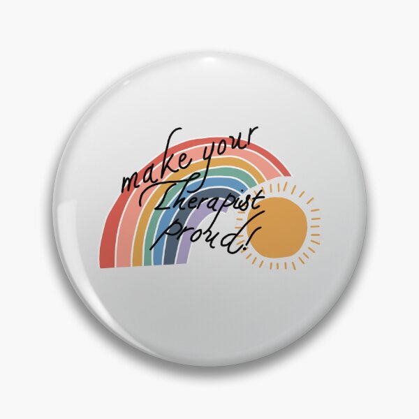 Item preview, Make Your Therapist Proud- Mental Health Motivational Quote designed and sold by SadButHaha.