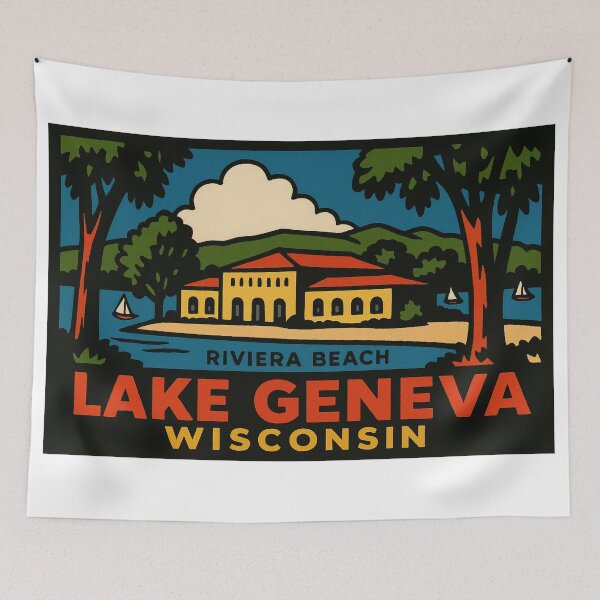 Item preview, Lake Geneva Travel Decal designed and sold by Decal Mania.