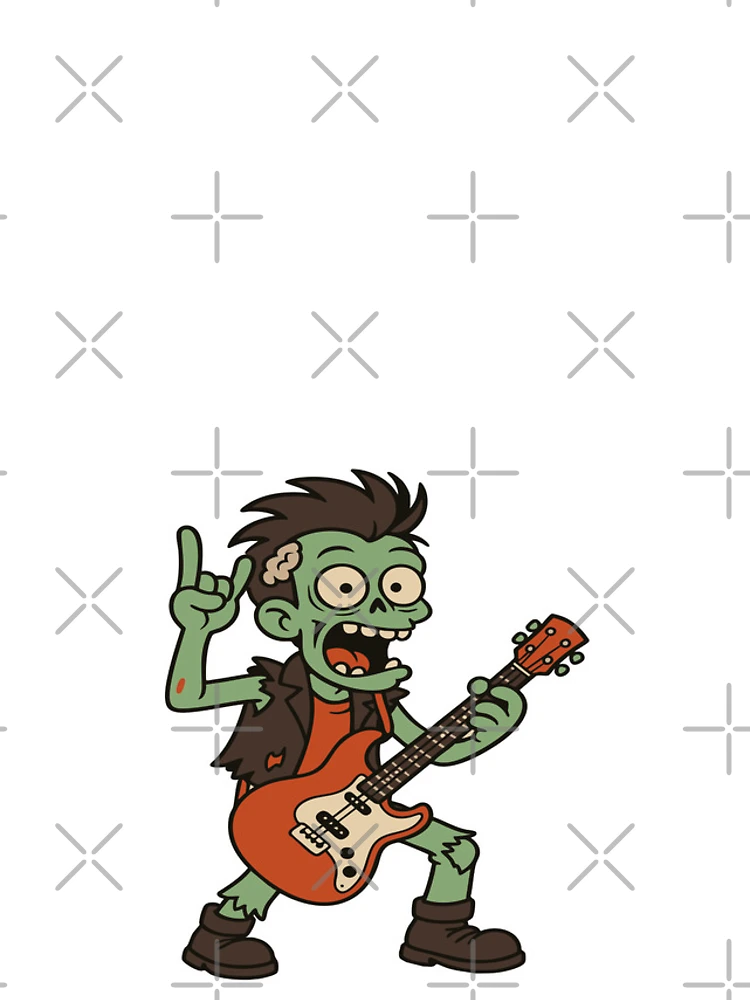 Thumbnail 4 of 4, iPhone Case, Zombie Rocker designed and sold by Marcite.