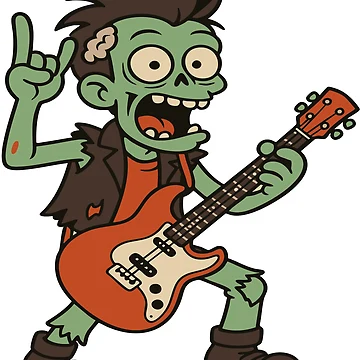 Artwork thumbnail, Zombie Rocker by Marcite