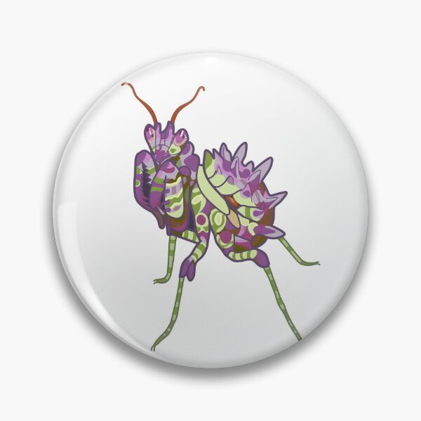 Item preview, Purple African Spiny Flower Mantis designed and sold by MaraMakesDesigns.