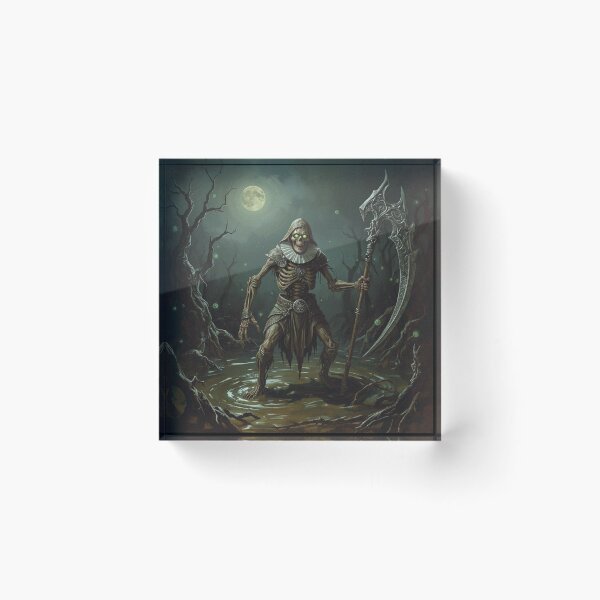 Item preview,  Scythe Weilding Undead Warrior designed and sold by Vintage Designs +.