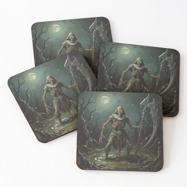 Item preview,  Scythe Weilding Undead Warrior designed and sold by Vintage Designs +.