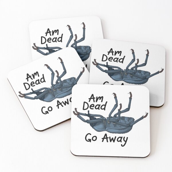 Item preview, Blue Death Feigning Beetle designed and sold by MaraMakesDesigns.