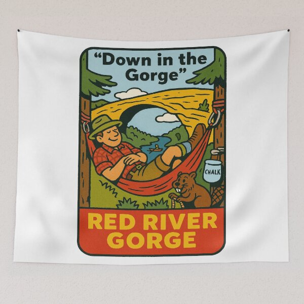 Item preview, Red River Gorge Decal Design designed and sold by Decal Mania.