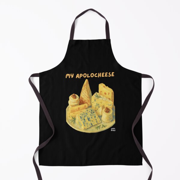 Item preview, My Apolocheese – Funny Cheese Pun Gift for Foodies – Cute Apology T-Shirt, Mug, Sticker, Tote – Food Humor for Cheese Lovers designed and sold by smolburndesign.