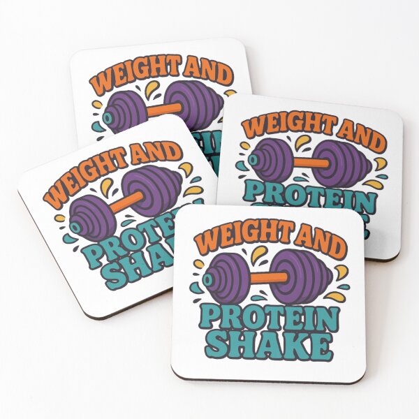 Item preview, Fitness with weights and protein shake designed and sold by JonysCreativeDesigns.