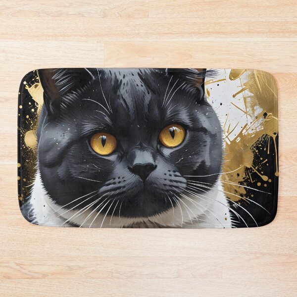 Item preview,  happy  cat  British Shorthair ABSTRACT designed and sold by nataliakuruch.