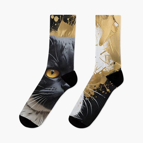 Item preview,  happy  cat  British Shorthair ABSTRACT designed and sold by nataliakuruch.