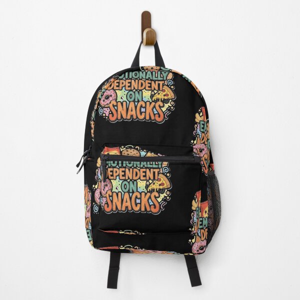 Artikelvorschau, Emotional abhängig von Snacks – Lustiges Essenszitat-Design entworfen und verkauft von Bowniko^^.