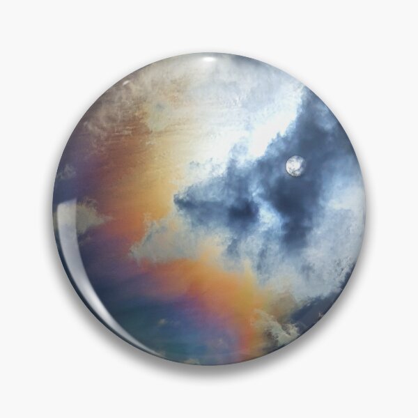 Item preview, a photo of clouds and the moon. together they look like a wolf. designed and sold by MadomiArt.