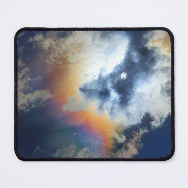 Item preview, a photo of clouds and the moon. together they look like a wolf. designed and sold by MadomiArt.