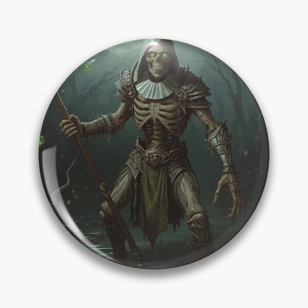 Item preview, Scythe Weilding Undead Warrior designed and sold by Vintage Designs +.