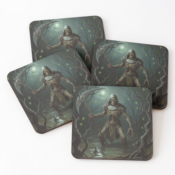 Item preview, Scythe Weilding Undead Warrior designed and sold by Vintage Designs +.