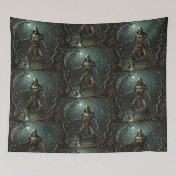 Item preview, Scythe Weilding Undead Warrior designed and sold by Vintage Designs +.