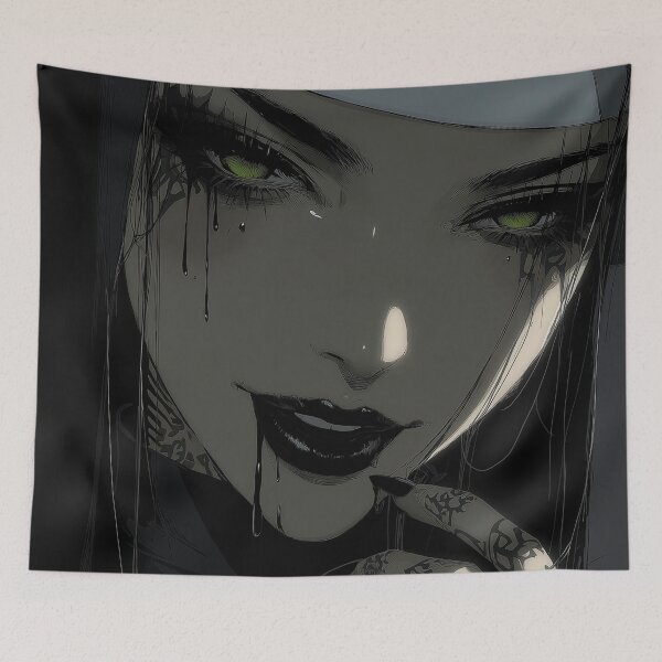 Item preview, goth nun designed and sold by CursedbyLilith.