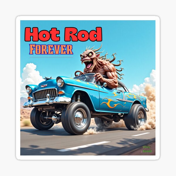 Item preview, Hot Rod Car  designed and sold by Crazy Ronald.