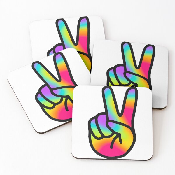 Item preview, Rainbow Peace Sign designed and sold by katefries.