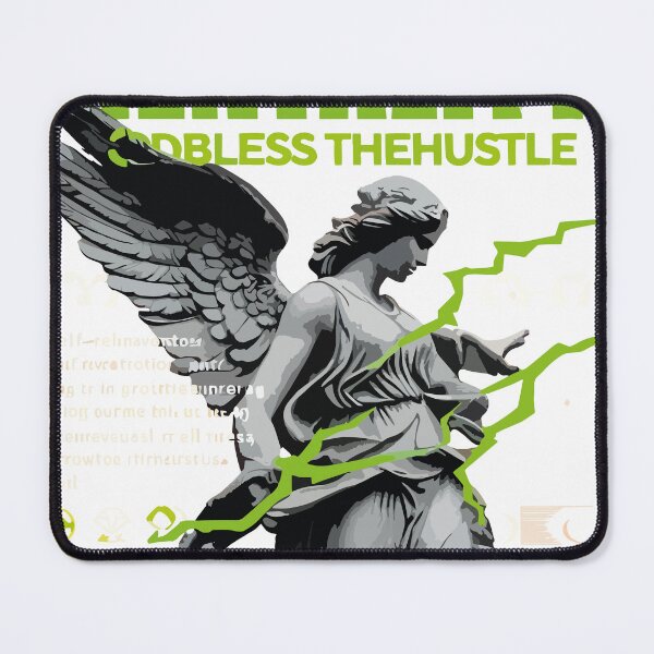 Item preview, Mentality – God Bless the Hustle Greek Statue Motivation Art designed and sold by hakkimsyed.