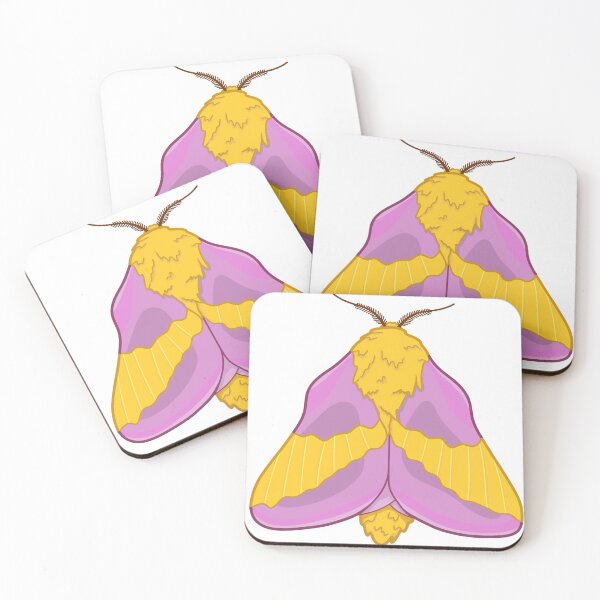 Item preview, Rosy Maple Moth designed and sold by MaraMakesDesigns.