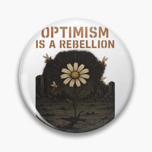 Item preview, OPTIMISM IS A REBELLION designed and sold by 404K.