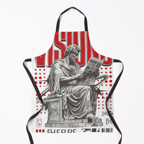 Item preview, Visions – Futuristic Greek Statue Reading Newspaper Concept Art designed and sold by hakkimsyed.