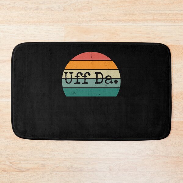 Item preview, Uff Da. Funny Midwestern saying Minnesota saying retro sun designed and sold by snowry.