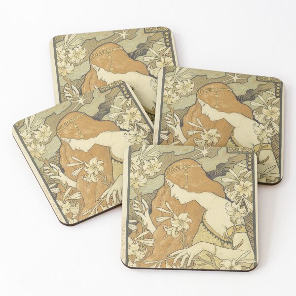 Item preview, art nouveau vintage poster designed and sold by stevepaint.