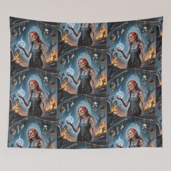 Item preview, The Evil Haggered Witch of the wild moors designed and sold by Vintage Designs +.