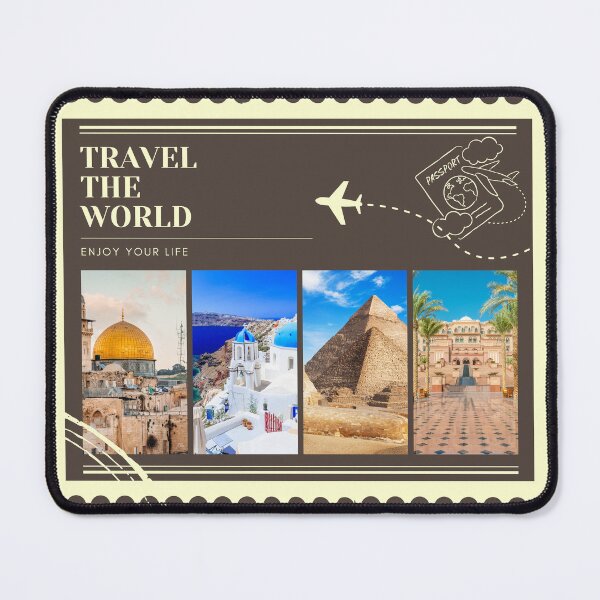 Item preview, World Travel Stamps: Vintage Landscapes designed and sold by arteena.