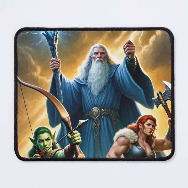 Item preview, 'The Dungeon Party' fantasy illustration designed and sold by Vintage Designs +.