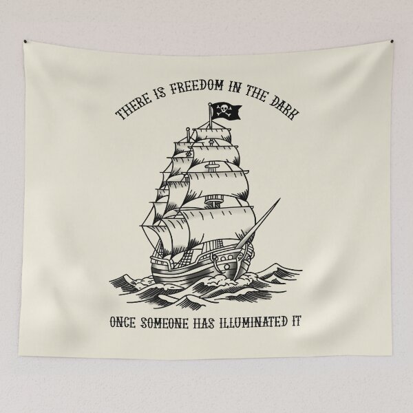 Item preview, Pirate Ship – Freedom In The Dark (Black Sails) designed and sold by byebyesally.