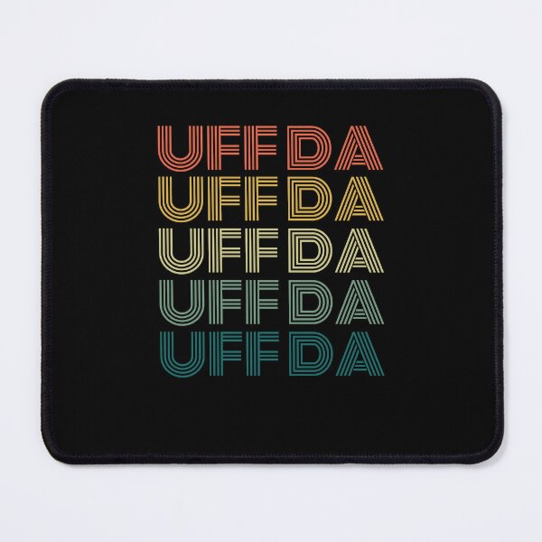 Item preview, Uff Da. Funny Minnesota saying Midwestern Norwegian retro designed and sold by snowry.