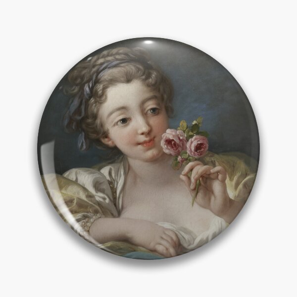 Item preview, Rococo art, Girl with Roses designed and sold by tarotstarostina.