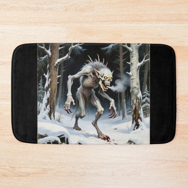 Item preview, Wendigo cryptid monster illustration designed and sold by Vintage Designs +.