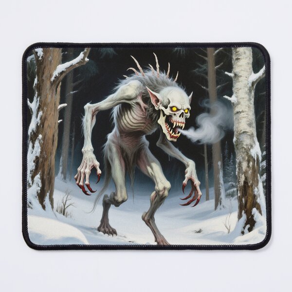 Item preview, Wendigo cryptid monster illustration designed and sold by Vintage Designs +.