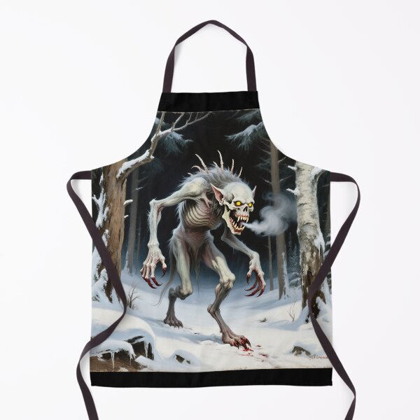 Item preview, Wendigo cryptid monster illustration designed and sold by Vintage Designs +.