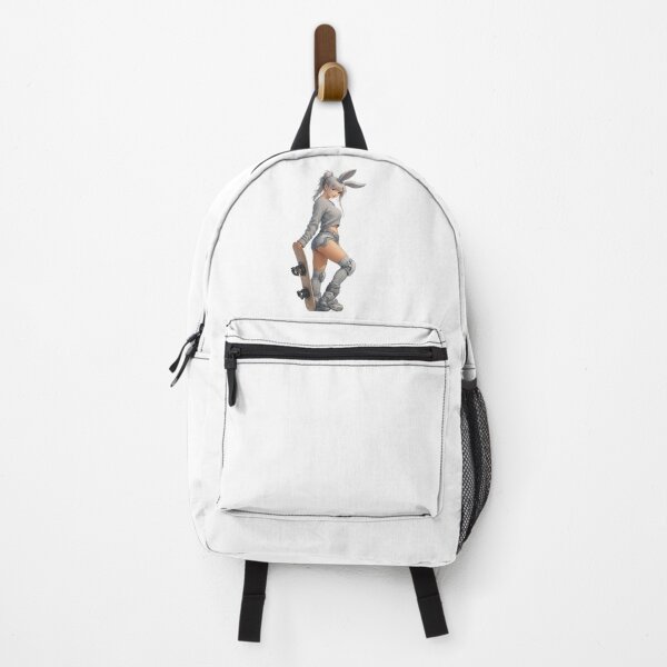 Item preview, Cyber Bunny Girl with Snowboard | Futuristic Anime Style designed and sold by NeonCore.