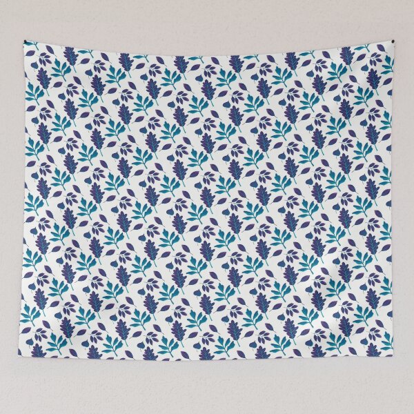 Item preview, Teal autumn leaves  designed and sold by CraftyElf.