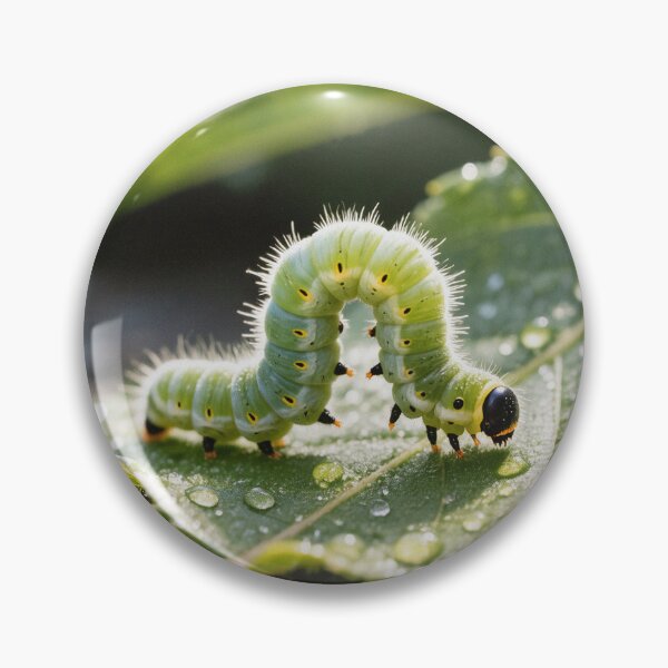 Item preview, Cute Green Caterpillar designed and sold by Vintage Designs +.