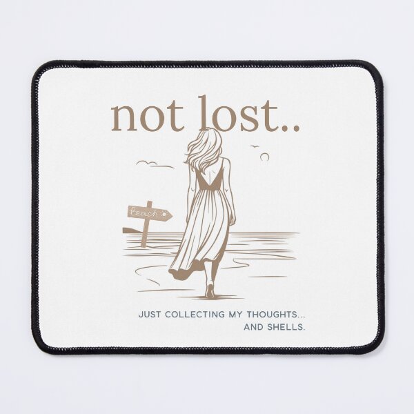 Item preview, Not Lost Just Collecting Shells – Funny Coastal T-Shirt designed and sold by bobparduephoto.