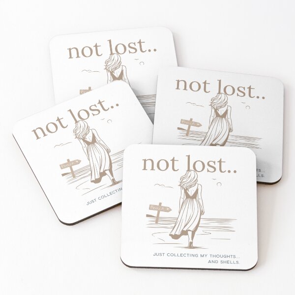 Item preview, Not Lost Just Collecting Shells – Funny Coastal T-Shirt designed and sold by bobparduephoto.