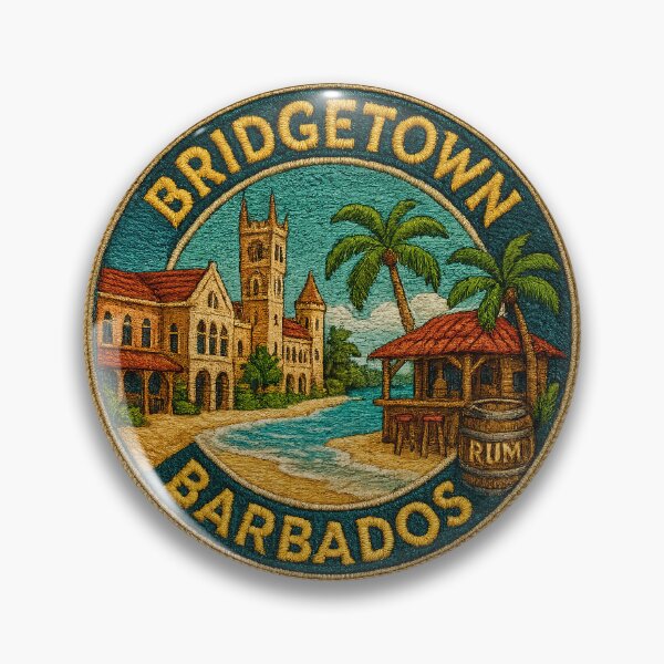 Item preview, Bridgetown Flair – Colorful Barbados designed and sold by Girih.