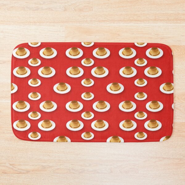 Item preview, Realistic flan on a plate with liquid caramel on a transparent background with the text YOU'RE FLANTASTIC! designed and sold by Martapp.