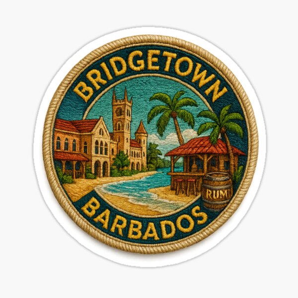 Item preview, Bridgetown Flair – Colorful Barbados designed and sold by Girih.
